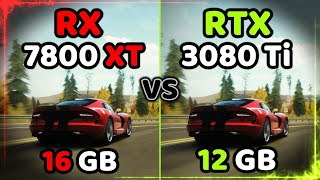 RX 7800 XT vs RTX 3080 Ti  Test in 10 Games  2023 [upl. by Maury]