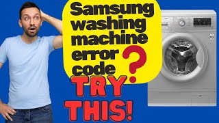 How to fix B2E error code Samsung front load washer [upl. by Courtund]