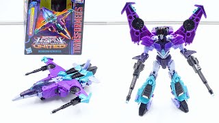 Transformers Legacy United Cyberverse SLIPSTREAM Review4K [upl. by Namsaj]