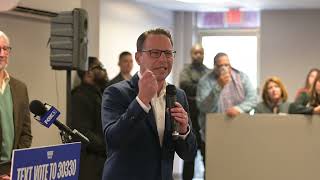 Pa Gov Josh Shapiro speaks at rally supporting Kamala Harris in Harrisburg Pa [upl. by Somerville]