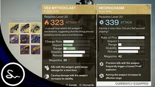 Destiny  Vex Mythoclast or Nercochasm 323339 Attack [upl. by Addison]