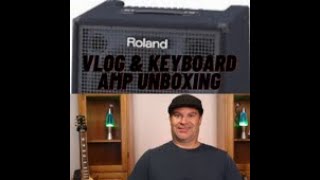 Vlog amp Roland KC 600 Keyboard Amp Review [upl. by Joachima]