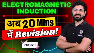 Electromagnetic Induction Revision in 20 minute  Chapter 6 class 12 Physics oneshot  CBSEMPUP [upl. by Mireille208]