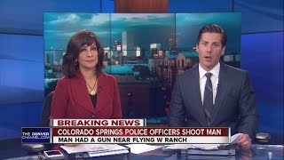 Officerinvolved shooting in Colorado Springs [upl. by Haliek]