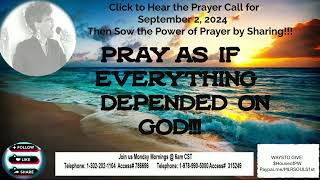 PRAYER CALL DEPEND ON GOD  JEREMIAH 33 23  SEPTEMBER 2 2024 [upl. by Tepper]