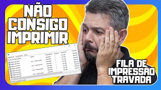 Impressões travadas na fila de impressão Aprenda resolver [upl. by Nedra766]