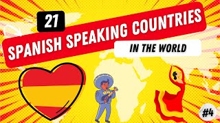 Which countries speak Spanish the 21 Spanish Speaking countries in the world [upl. by Hamrnand]