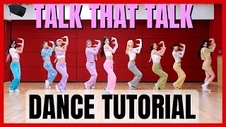 TWICE TALK THAT TALK Dance Practice Mirror Tutorial SLOWED [upl. by Nortad497]