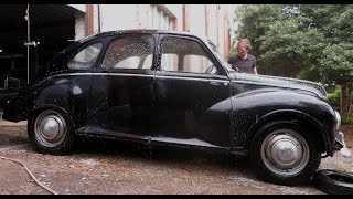 Jowett Javelin Deluxes1952 long term storage rescue and washdown [upl. by Cordelie]