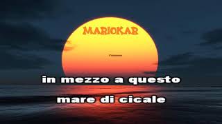 Lucio Dalla Attenti Al Lupo karaoke [upl. by Naved655]