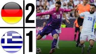 Germany vs Greece 21  HIGHLIGHTS  International Friendly 2024 [upl. by Eittik248]