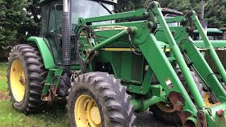 John Deere 7510 Model Row Crop Tractor  68L 6CYL  135 HP Diesel Engine  Mfg 19992002  Iowa [upl. by Downey]