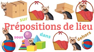 les prépositions de lieu en français [upl. by Ahsikan]