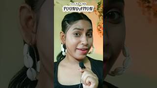 How to apply foundation correctly shorts youtubeshorts makeup foundation viralshorts trending [upl. by Hcra]