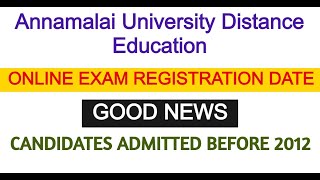 Annamalai University Distance Education AUDDE EXAM FEE 2020 Exam fee Online Payment 2020 [upl. by Asiat]