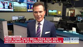 New Some Taco Bell Pizza Hut KFC restaurants pull onions from meals [upl. by Hachmin]