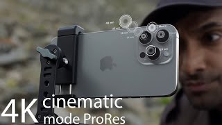 iPhone 15 Pro Max Cinematic ProRes Video on 4K ULTRAHD HDR 4K60 ProRes [upl. by Moina]