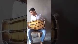 Khaervatal playing dholakpattern music song funny new  pattern pleasesubscribe video [upl. by Blaire]