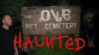 I Went To A REAL Haunted Pet Cemetery And Spent The Night  OmarGoshTV [upl. by Eecrad]