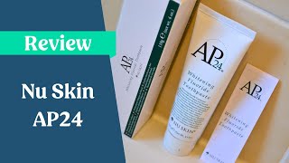 Nu Skin AP24 Fluoride Whitening Toothpaste Review [upl. by Orgell]