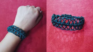 DIY Larks Head Knot Paracord Bracelet [upl. by Danuloff]