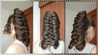 Como Hacer una Trenza de Pluma o Trenza Esqueleto Paso a Paso │Belleza sin Limites [upl. by Aleahc255]