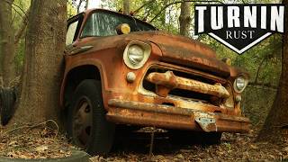 FULL RESCUE Abandoned Truck Left In Woods Over 50 Years Brought Back To Life  Turnin Rust [upl. by Conyers]