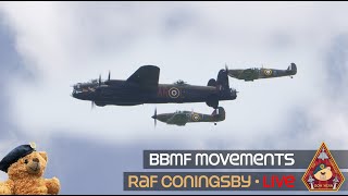 LIVE BATTLE OF BRITAIN MEMORIAL FLIGHT SPITFIRE amp HURRICANE DISPLAYS • RAF CONINGSBY 190524 [upl. by Nwahsyt]