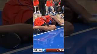 Chet holmgren Cries after season ending injury nba shorts sports [upl. by Anelac135]