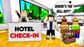 Running A HOTEL In My House Roblox Brookhaven [upl. by Gninnahc]