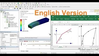 Ansys Static Analysis TutorialsPlasticity AnalysisEnglish Version [upl. by Aicetal]