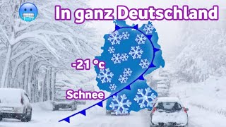 wetter  Großer Schnee kommt nach Deutschland Mit sibirischem Frost Hier ist der bestätigte Termin [upl. by Llieno505]