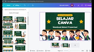 Cara Membuat Presentasi Di Canva [upl. by Violet]