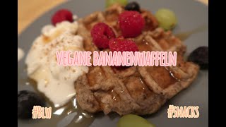 BLW BANANENWAFFELN  VEGAN UND ZUCKERFREI [upl. by Beaudoin]