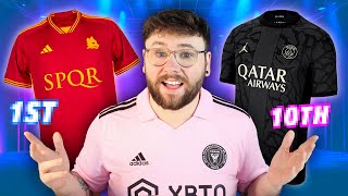 THE TOP 10 FOOTBALL KITS OF 2023 [upl. by Burny]