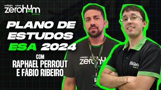 Plano de estudos ESA 2024 com Raphael Perrout e Fabio Ribeiro [upl. by Ahsinrev]