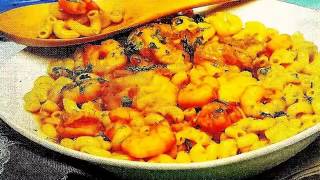 MASSADA DE TAMBORIL COM GAMBAS  RECEITAS [upl. by Ecnal152]