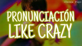 Like Crazy  Jimin PronunciaciónEasy lyrics [upl. by Atem]