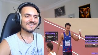 Puripol Boonson⚡ leads 4x100m relay team to the final round 🏆U20 World Championship Reaction [upl. by Errehs]