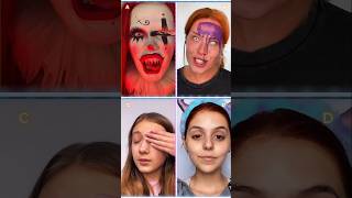 TikTok Makeup Trend  Circus 🤡 Pt7  📌Pinned your comment  makeup transition [upl. by Ydoow]