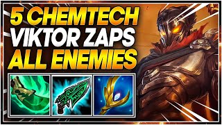 5 CHEMTECH CLUTCH VIKTOR ZAPS ALL TFT SET 6 Guide RANKED Teamfight Tactics 1122 Patch emilyywang [upl. by Angie992]