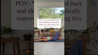 Rounded Shoulders amp Hunched Back  Posture Exercise posture pelvicfloor mobility [upl. by Ojillek154]