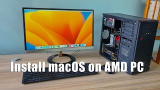 How to install macOS on AMD PC [upl. by Arriek]