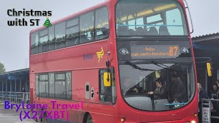 Christmas with ST 2024 Episode 7 Brylaine Travel X27XBT on Route B7 [upl. by Nivaj348]