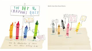 The Day the Crayons Quit  Kids Book Read Aloud  Childrens Picture Book Read Along [upl. by Buine35]