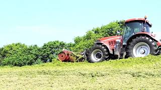 1 Grasschnitt mit Lohnunternehmen Steinkamp  Claas  Case  Deutz Fahr  2016 [upl. by Hastie518]