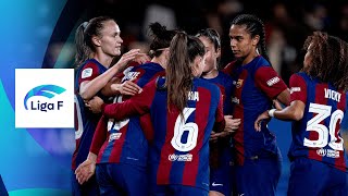 HIGHLIGHTS  Barcelona vs Eibar Liga F 202324 Matchday 11 [upl. by Akeyla]