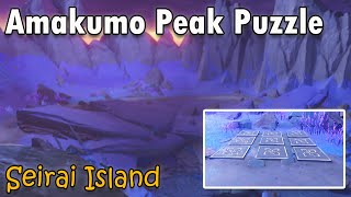 Amakumo Peak Cube Stone Tablet Underwater Puzzle Genshin Impact  Seirai Island Inazuma [upl. by Feodore]