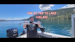 Kokanee Fishing Lake Chelan Washington  June 2024 [upl. by Annaitat982]