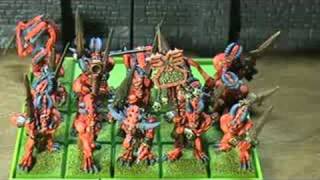 Warhammer Daemons 10 Bloodletters of Khorne [upl. by Tloc]